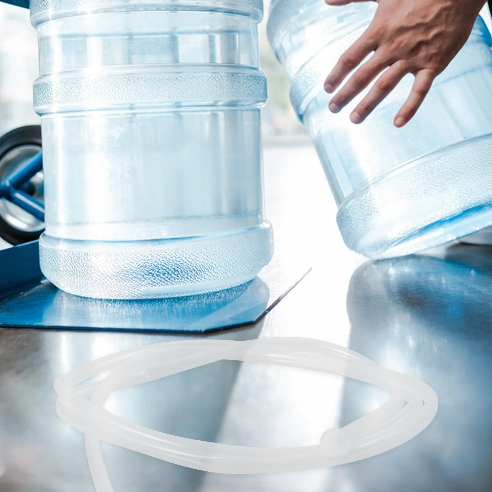 1 مجموعة مضخة أنابيب الشفط الكهربائية استبدال خرطوم المياه هلام السيليكا أنبوب السيليكون للموزع 1.5 متر لينة مرنة يناسب معظم USB #1