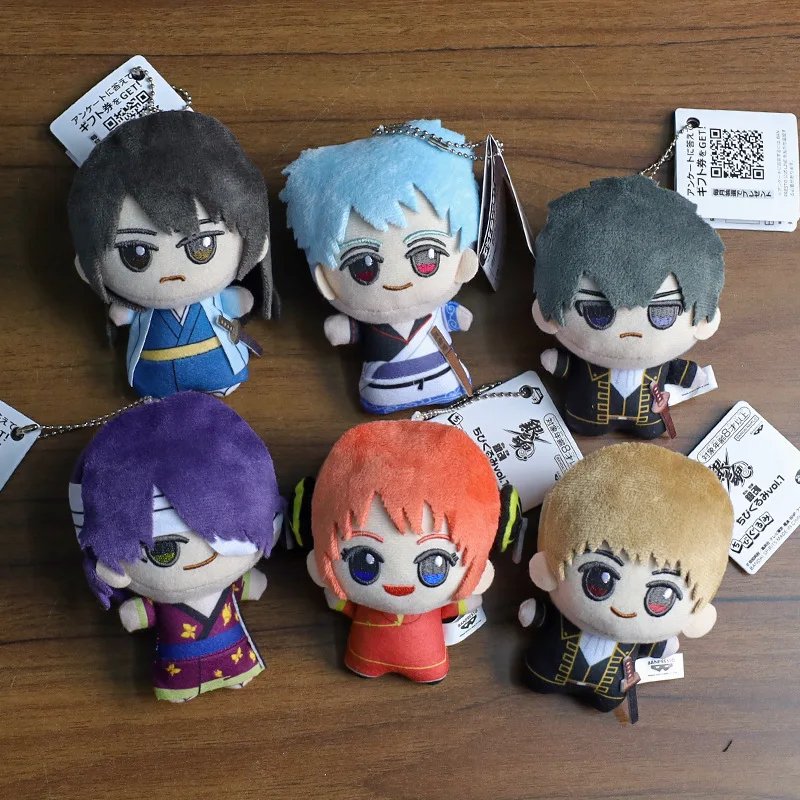 

Kawaii аниме плюшевая кукла Silver Soul Nunu кукла рюкзак аксессуары Sakata Gintoki Q Edition брелок творчество фанат подарок игрушка