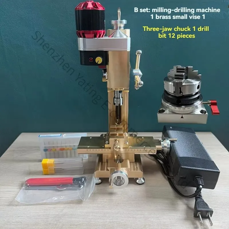 All-in-one High-precision Watch Repair Tool Bench Drilling and Milling Machine Desktop Error 0.01 Multi-angle Fixed Depth