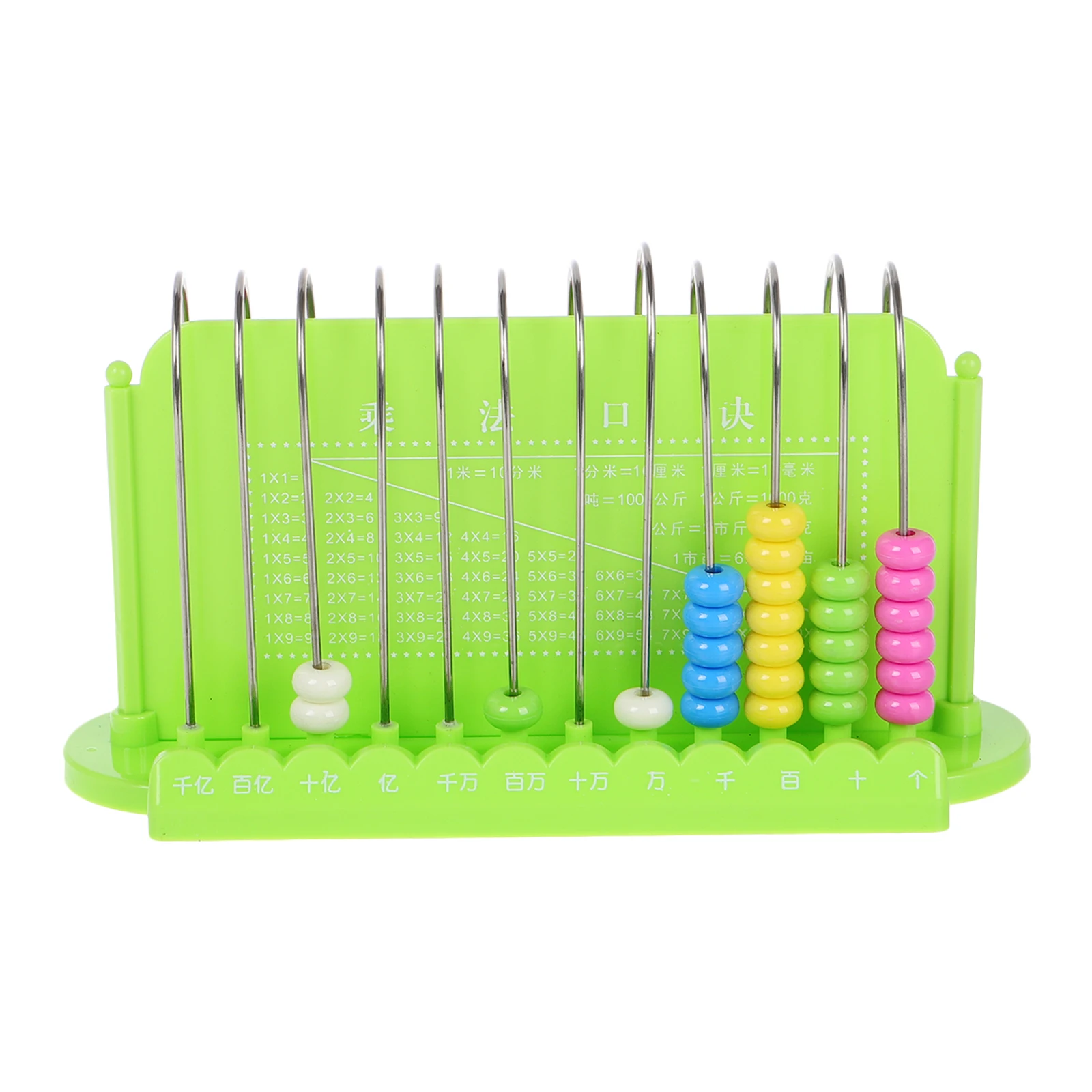 

Abacus Counter Arithmetic Frame for Kids Nacelle Counting Toy Math Tools Green Baby Preschool