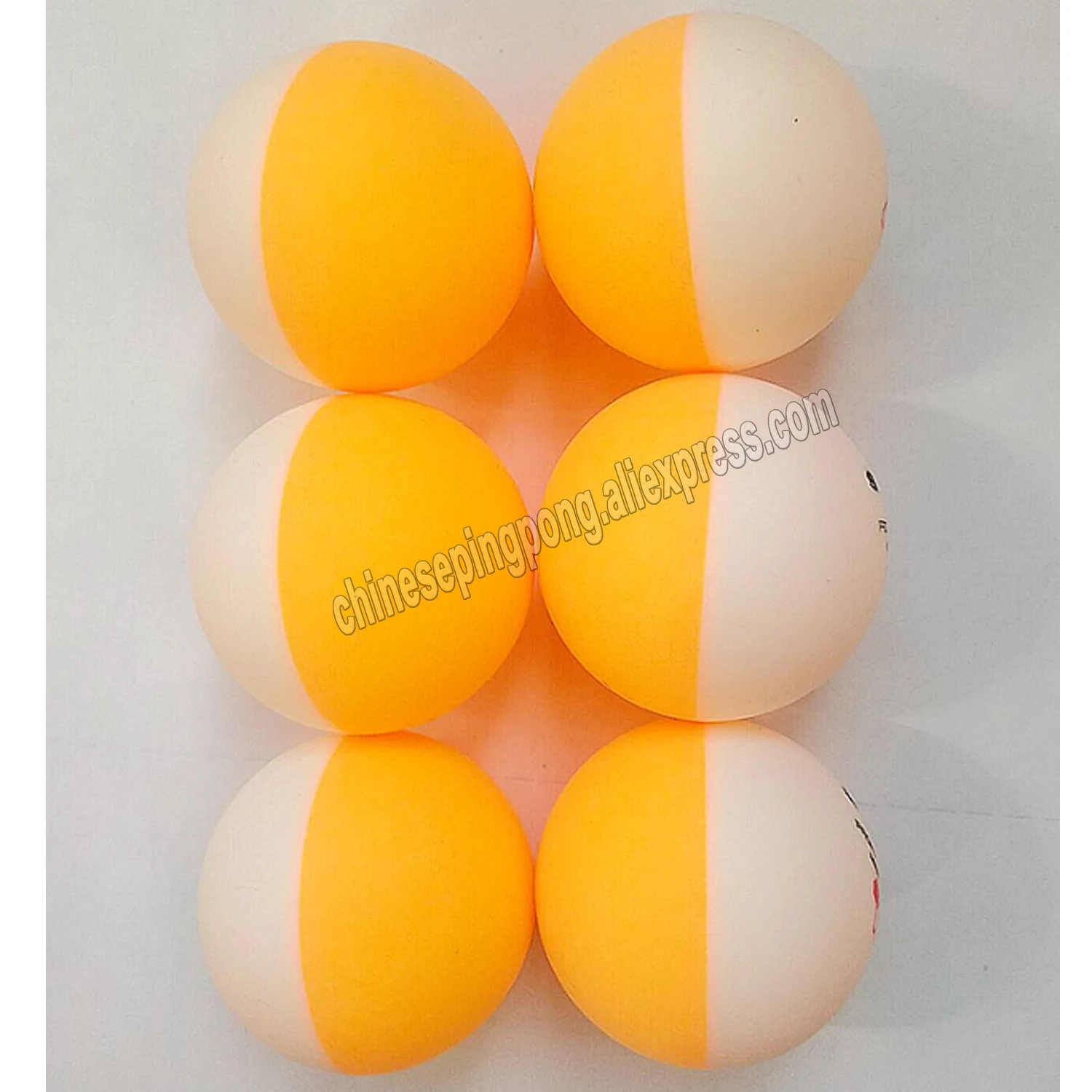 كرات تنس طاولة مزدوجة اللون من سانوي 40+ مادة ABS الجديدة كرات بينج بونج 6 قطع لكل صندوق #3