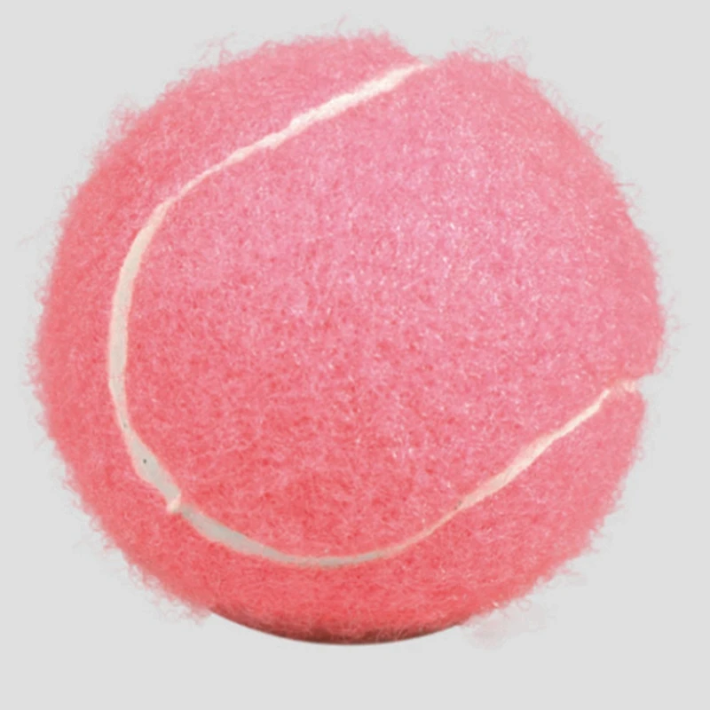 

24Pcs Pack Pink Tennis Balls Wear-Resistant Elastic Training Balls 66Mm Ladies Beginners Practice Tennis Ball For Club