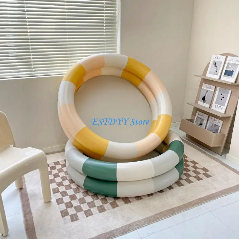 

G6DE Kiddie Pool Kids Inflatable Swimming Pool Infant Pool Round Swimming Pool Gift