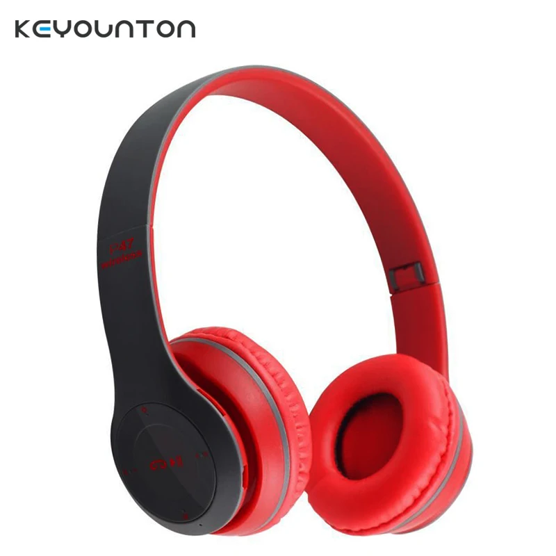 Wielofunkcyjne przenośne składane bezprzewodowe słuchawki Bluetooth wygodne Audio Stereo dla IOS Android iPhone Samsung