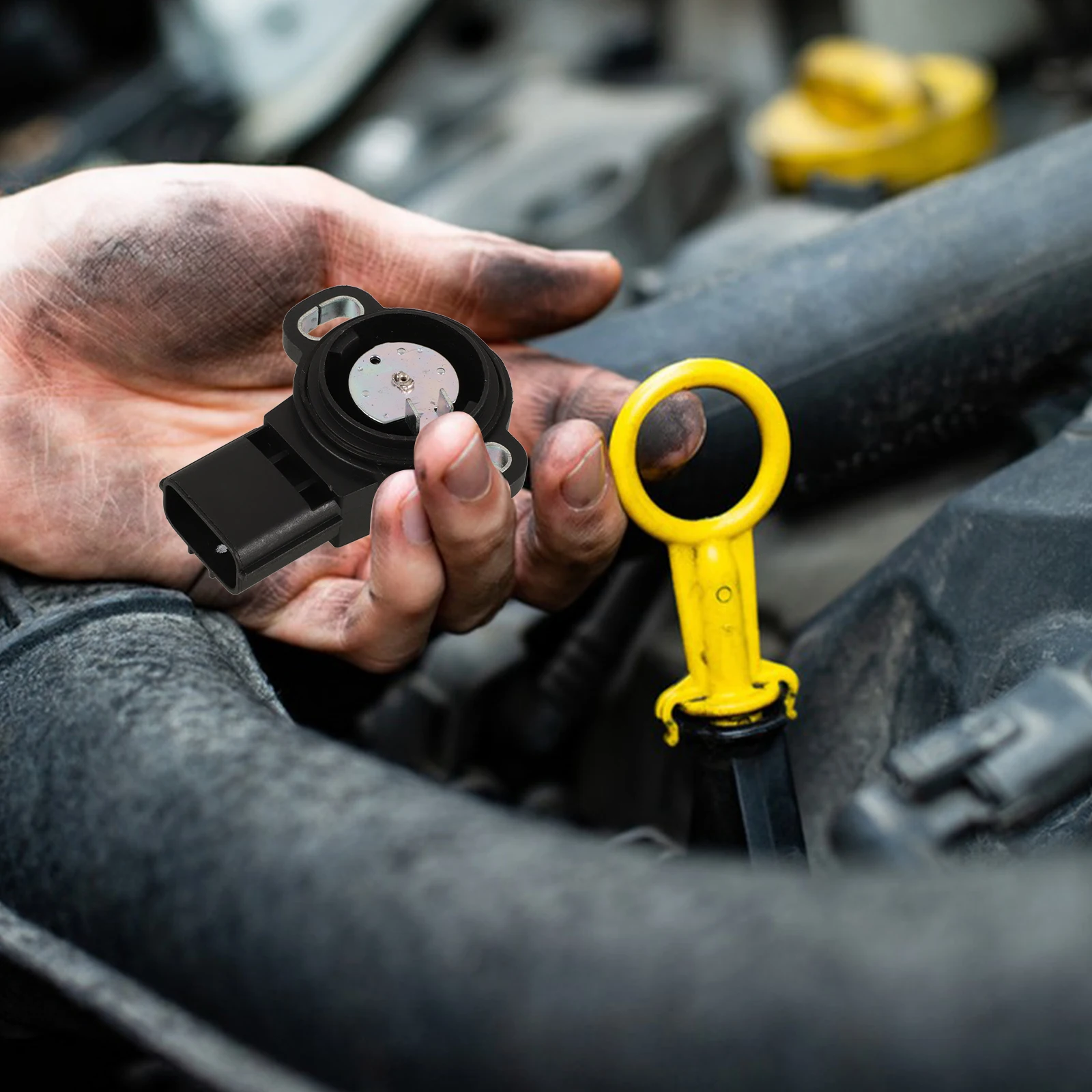 

Throttle Position Sensor for Car Automotive Throttle Positioning Device with Precise Measurement and Easy Installation