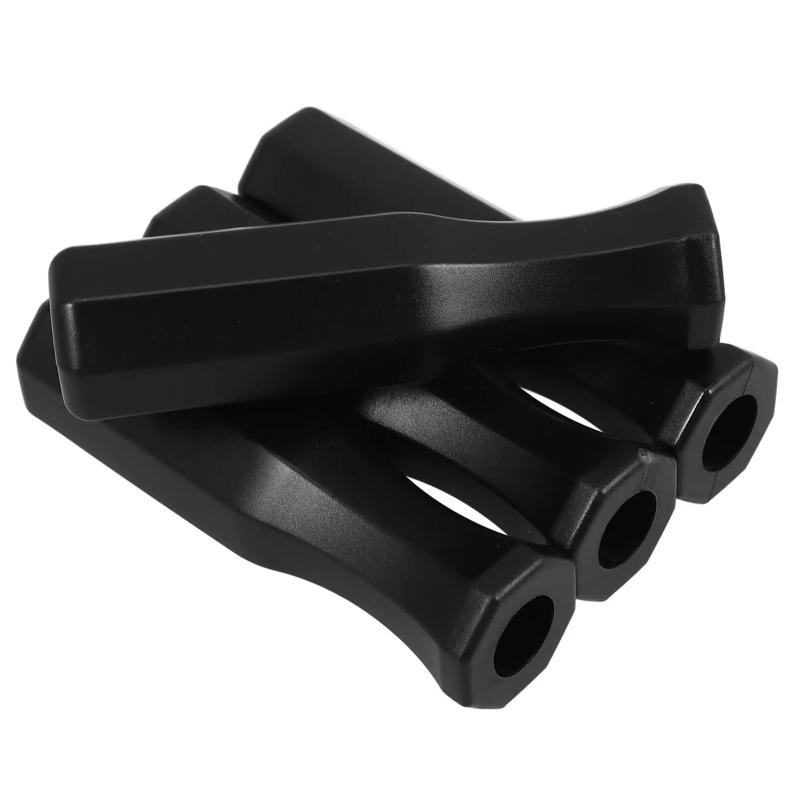 

4 Pcs Octagonal Handles Table Football Machine Durable Plastic Smooth Surface Foosball Accessories Gaming Desktop Soccer Parts