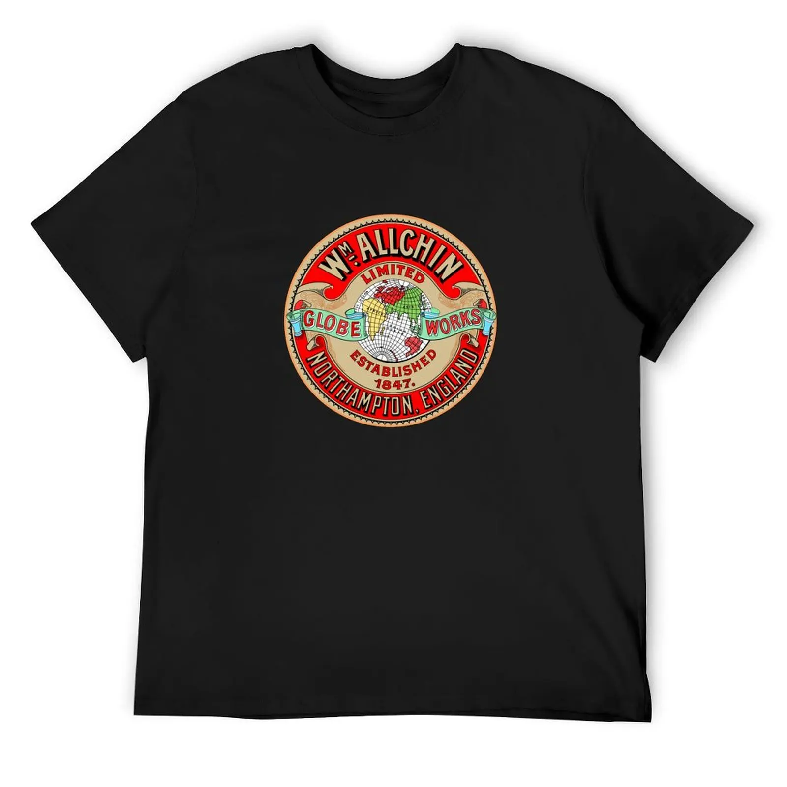 Allchin Traction Engine Logo T-Shirt vintage clothes graphics plus size men clothing