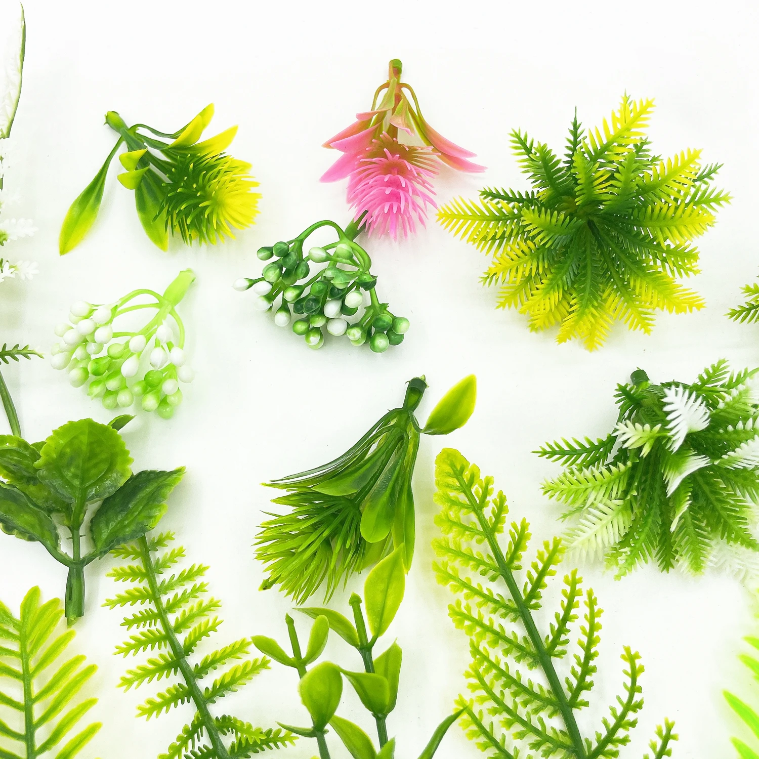 10 Teile/los Kunststoff Wasser Gras Künstliche Blumen Für Wohnkultur Wand Hängen Tisch DIY Kranz Geschenk Scrapbooking Gefälschte Pflanzen – Detail 4