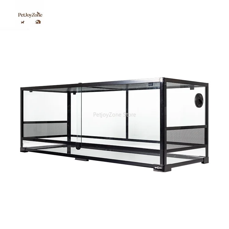 

PetJoyZoneHigh Quality Glass & Aluminium Simple Modern Reptile Snake Display Case Tank 200 Gallon Reptile Enclosure Frames Box