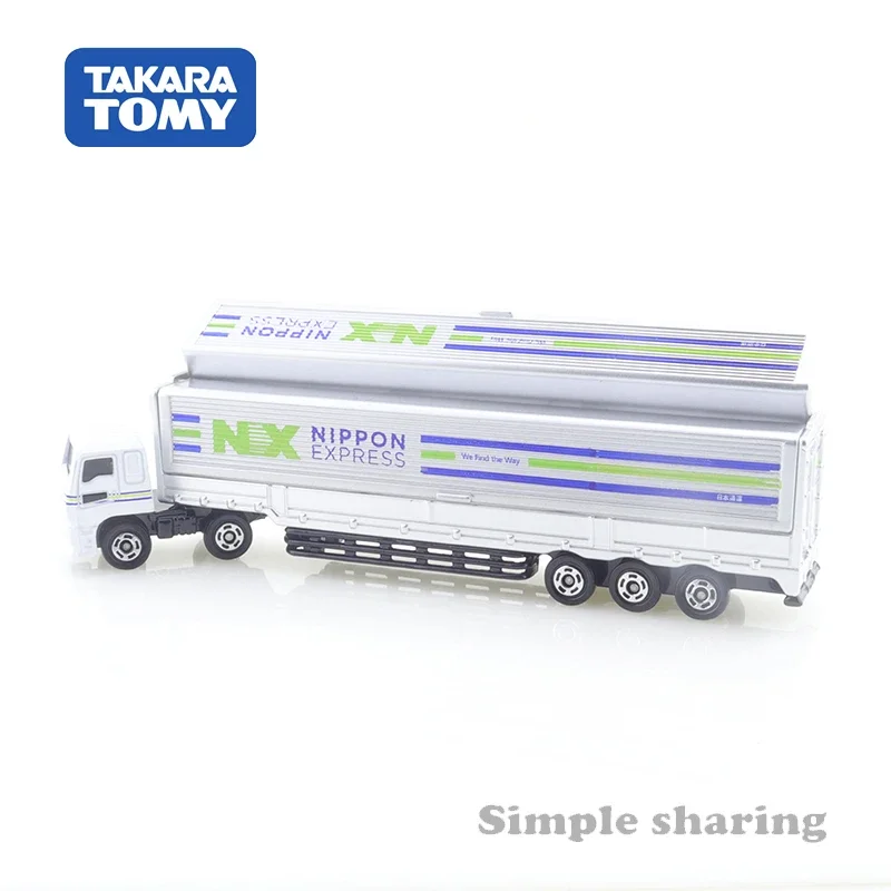 Takara Tomie Tomica Long Type Tomica No.135 Nx Nippon Express Wing Trailer Cars Kids Speelgoed Motorvoertuig Diecast Metalen Model