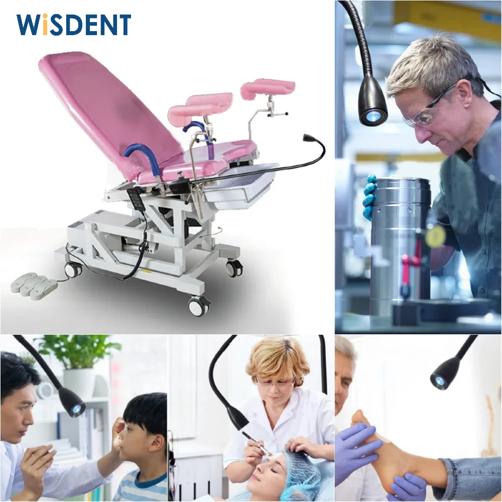 3 واط LED جراحة الأنف والأذن والحنجرة ضوء الفحص قابل للتعديل سطوع عالية الجلد الأضواء الطبية لأمراض النساء طب العيون