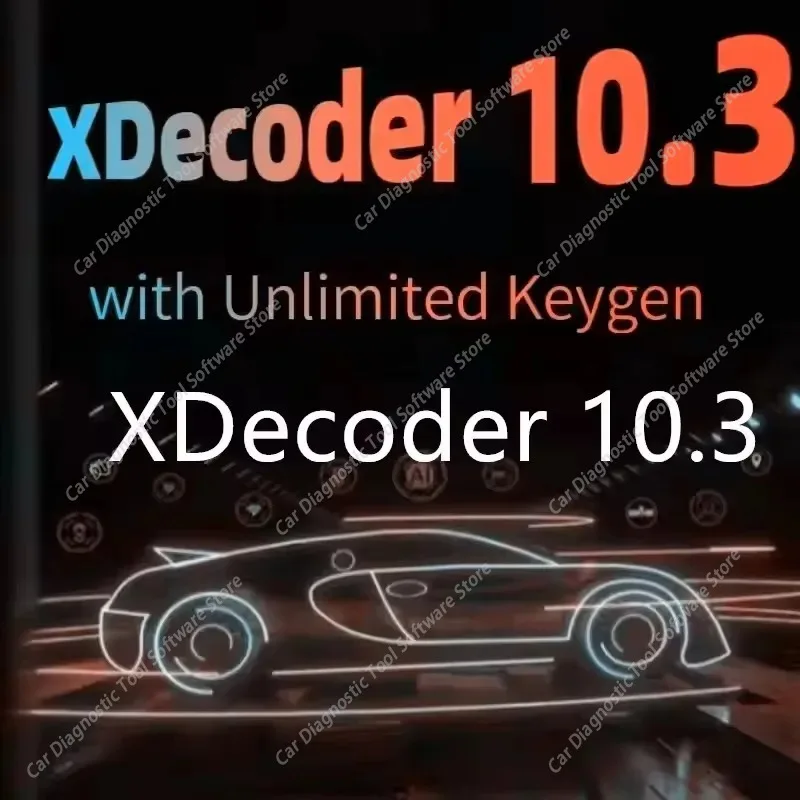 Newest XDecoder 10.3 DTC OFF Tool - Error Code Delete Software for Cars & Trucks - Works on Windows Laptop