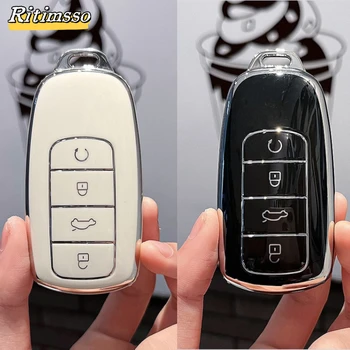 Mode TPU Auto Schlüssel Fall Abdeckung für Chery Tiggo 8 Pro Tiggo 8 plus Neue 5 Plus 7pro Omoda 5 Auto Schlüssel Schutz Shell Fob Zubehör