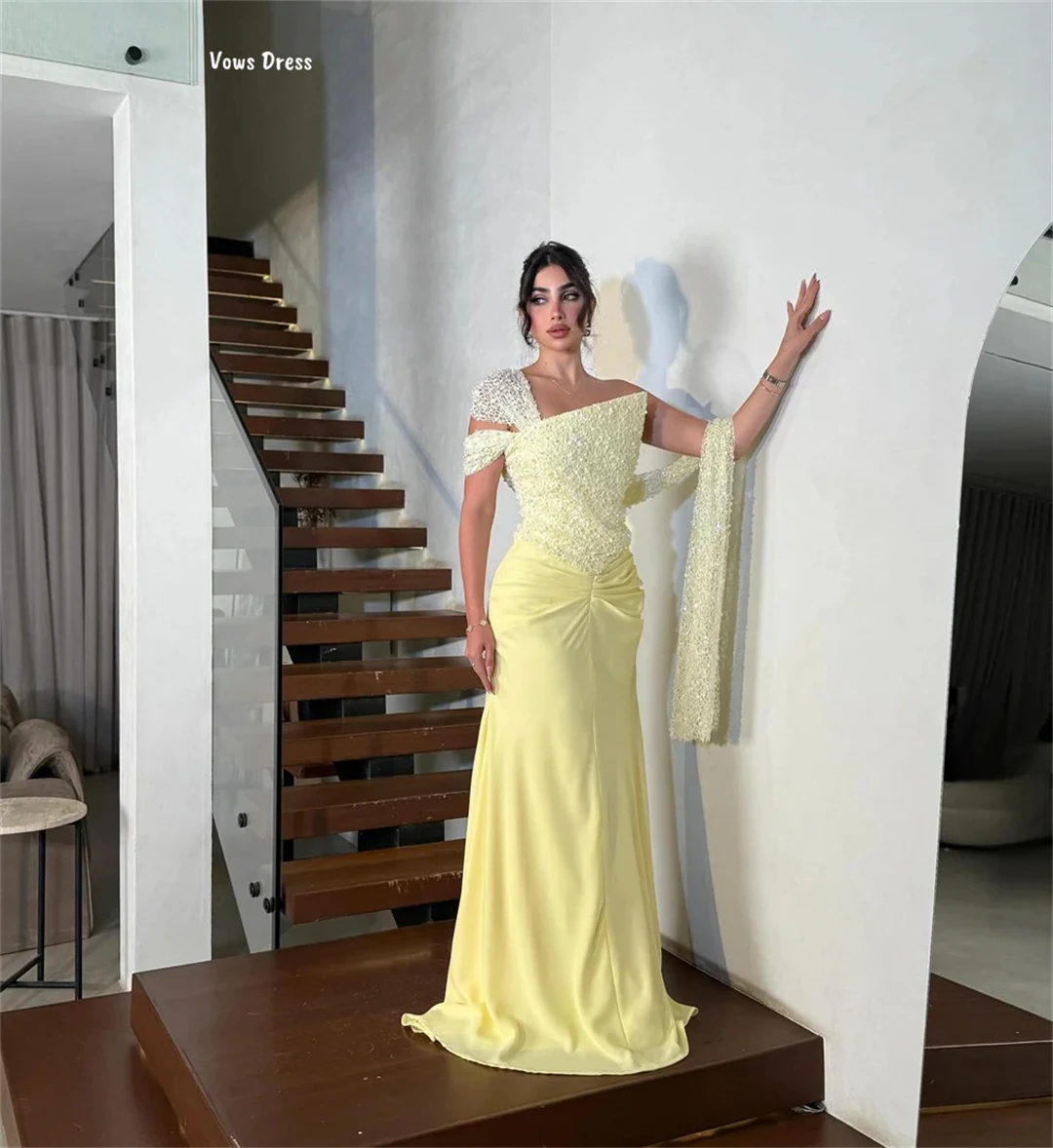 Vows vestido de fiesta hecho a medida para vestidos de novia línea A vestido de noche vestidos de graduación de lujo 2025 vestidos de baile rojos con hombros descubiertos para mujer