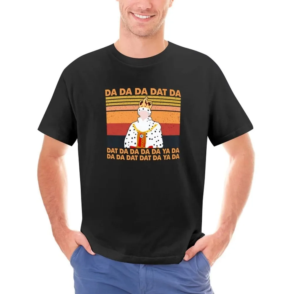 Alexander Hamilton Musical King Print T Shirts George Hamilton Chorus Da Da Hip Hop T-shirt Summer Cotton Tees Oversized T Shirt
