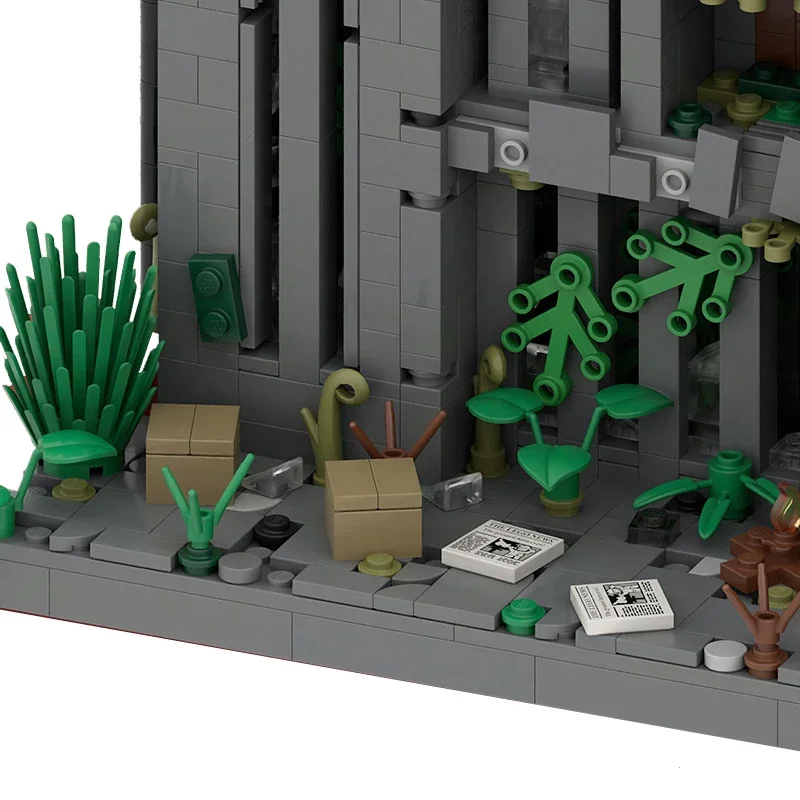 Moc Bouwstenen Verlaten Fabriek Kantoor Technologie Modulaire Blokken Geschenken Street View Model Kerst Speelgoed DIY Sets Montage