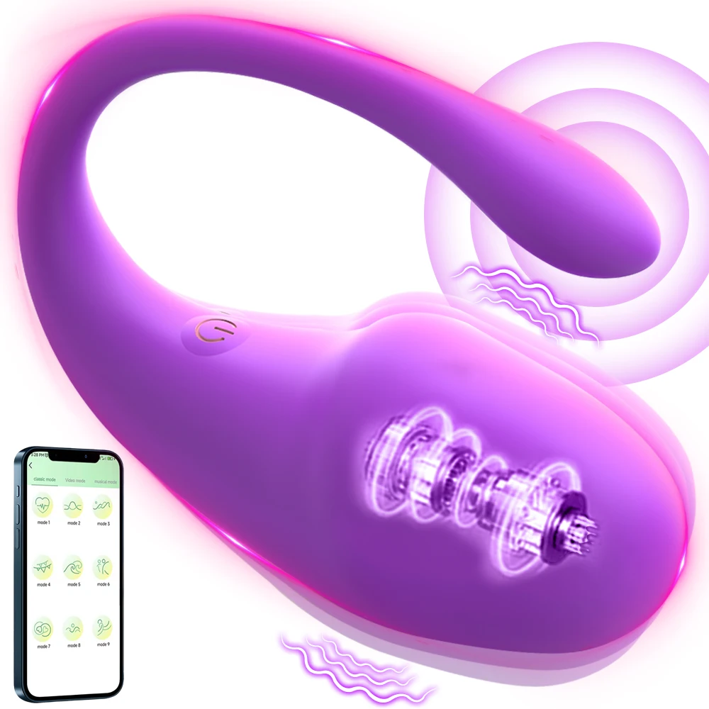 Wearable G-dot Love Egg Wireless Bluetooth Dildo Vibrator Egg APP for Female Control Clitoral Stimulator Adult Happy Massage Toy