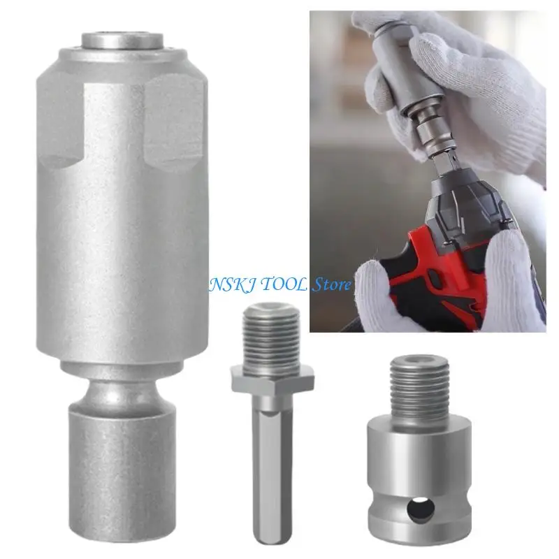 

L8RC Electric Drill Wrench to Electric Hammer Convert Adapter Improve Efficiency Convenience Drill Chucks Conversion Head Set