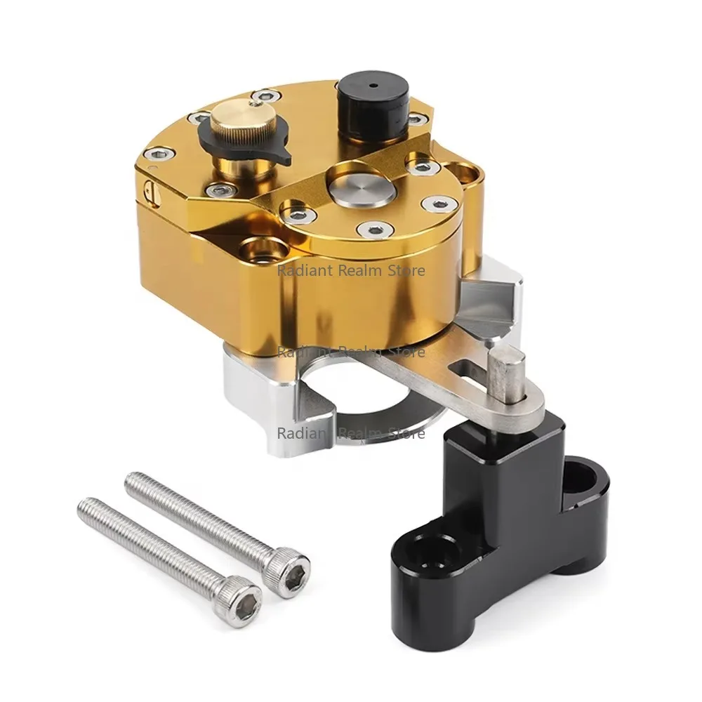 

Aluminum Adjustable Radial Safety Control Set Steering Damper Stabilizer for HONDA VFR 800 F/Fi/V-TEC