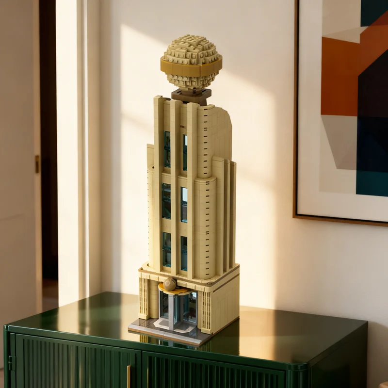 

1172pcs MOC Daily Planet Doomsday Super Heroes DCD Superman Model Building Blocks Creative Display Gift Collectible Decor Kids