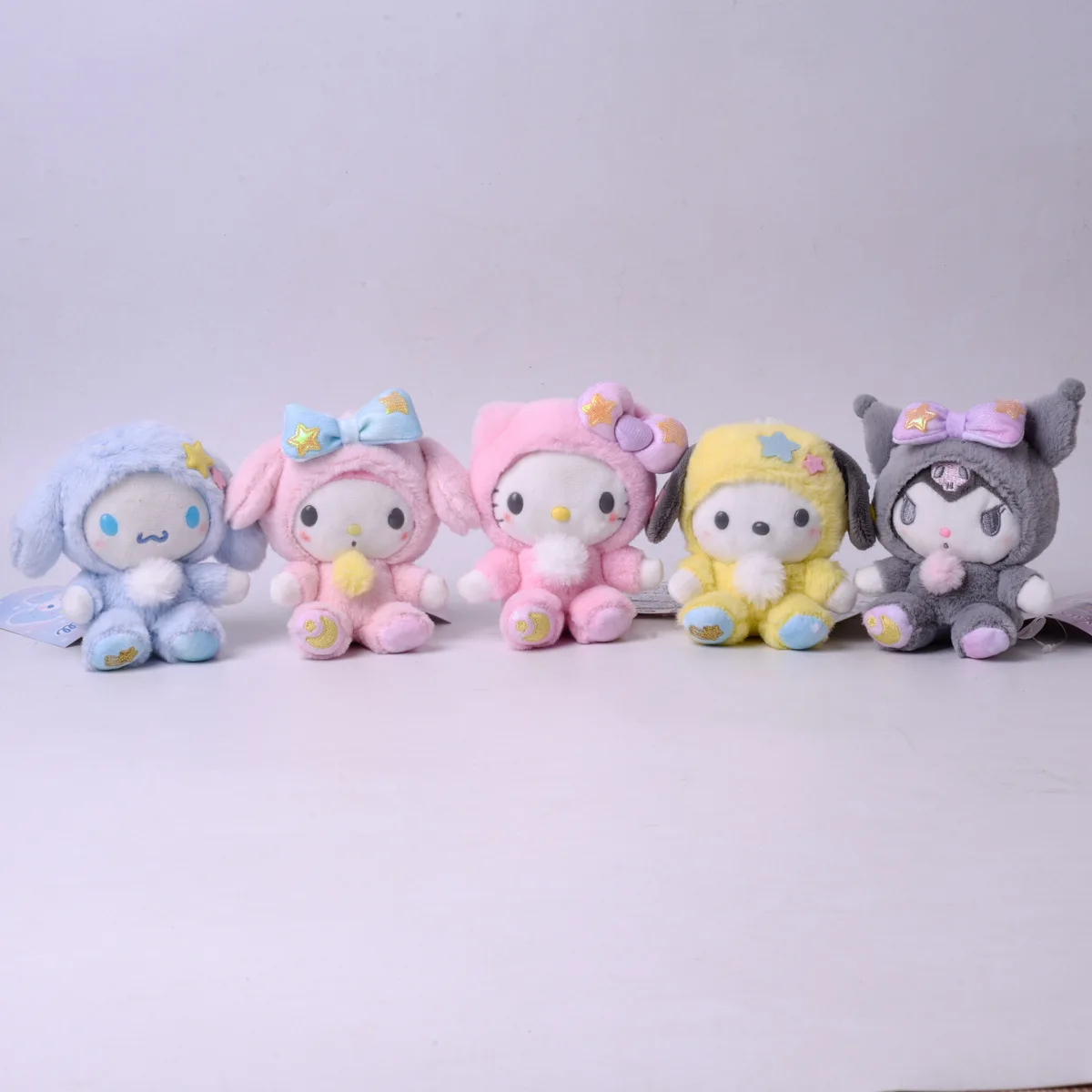 

Sanrio плюшевый брелок 15 см/23 см Hello Kitty Kawaii Kuromi мультфильм брелок Подвеска Мелодия коричная кукла декоративный подарок