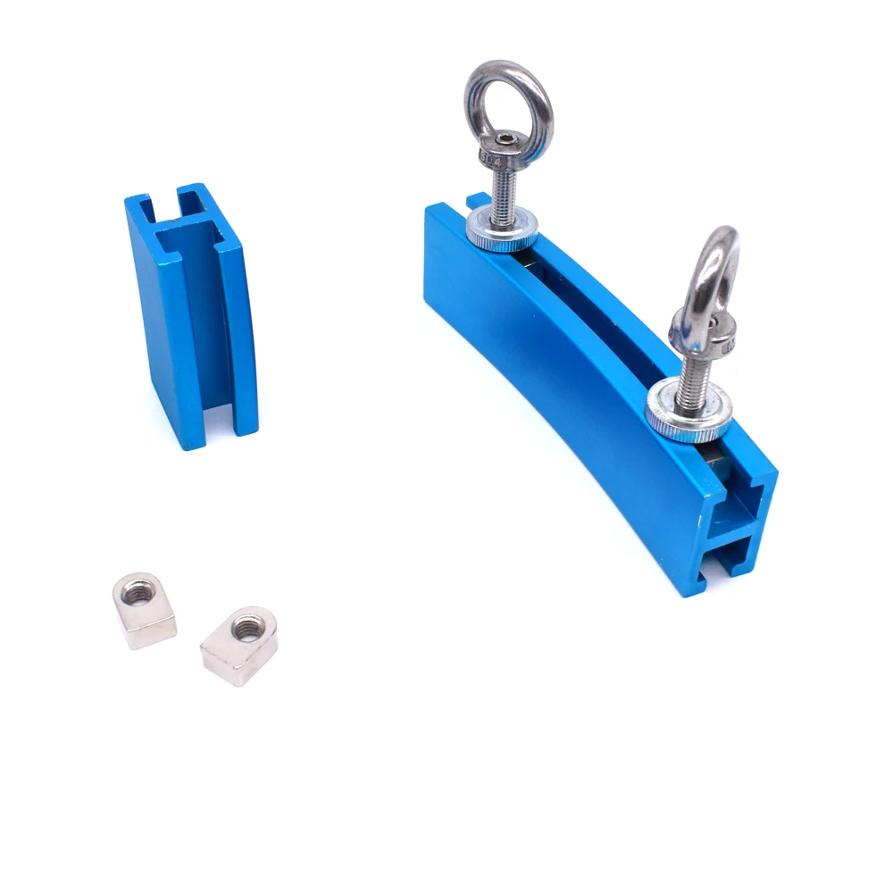 Aluminum Alloy Arc Dent Puller Car Body Paintless Dent Repair Tool PDR Curve Pulling Kit 6
