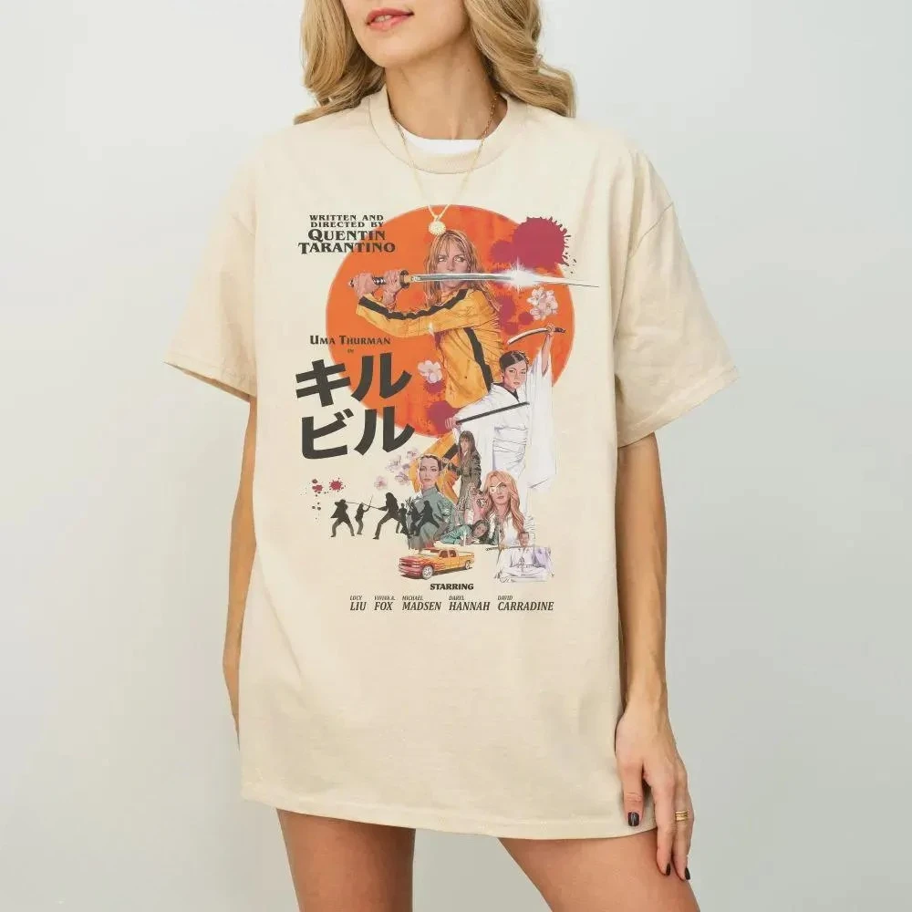 Kill Bill Shirt Quentin Tarantino Shirt Uma Thurman Lucy Liu Retro Movie Shirt Vintage Movie Shirt Kill Bill Tshirt Movie