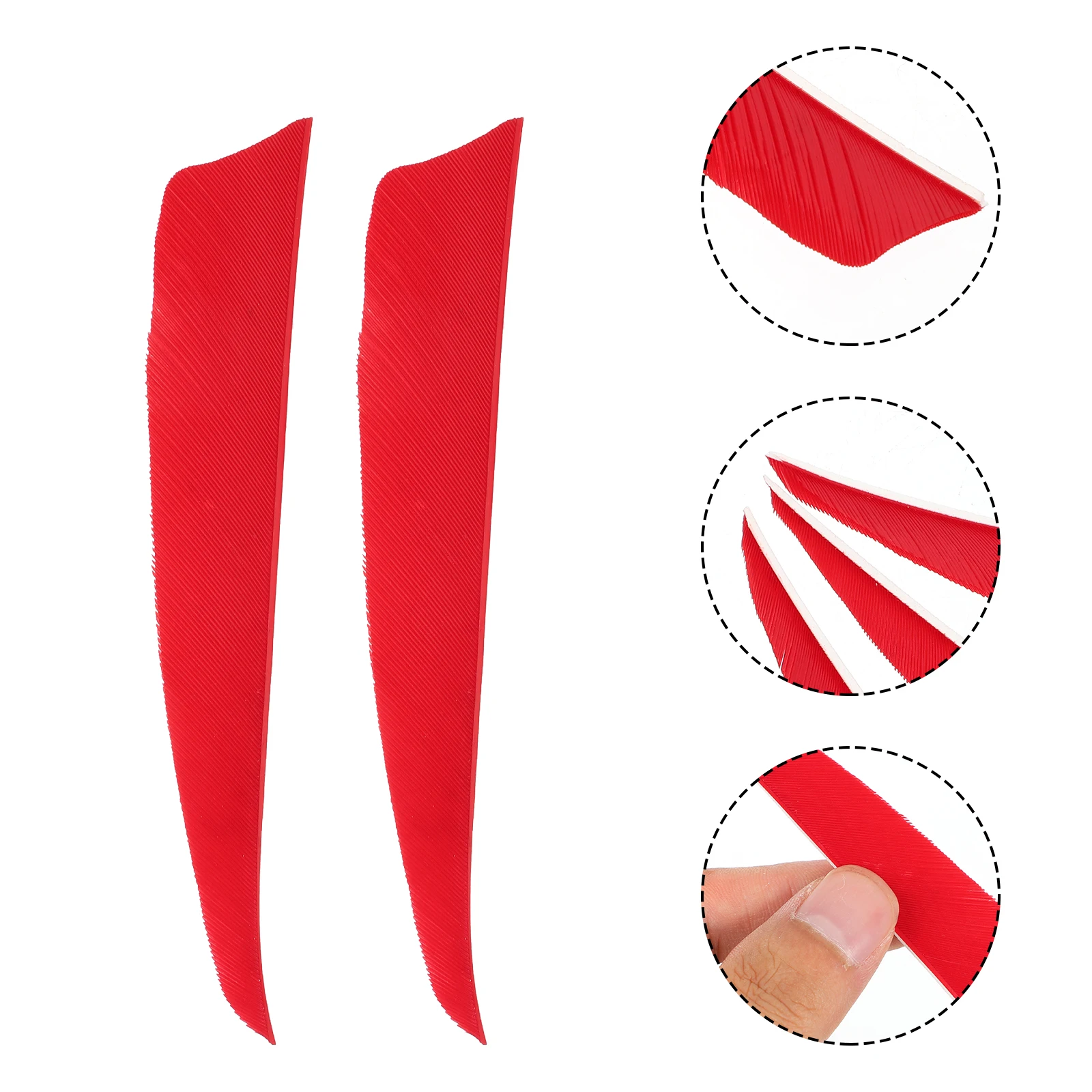 

30pcs Turkey Shield Replacement Tail Shape Replacement for Bow Bow Arrow Tail Arrow Shaft Lightweight Durable Hunting