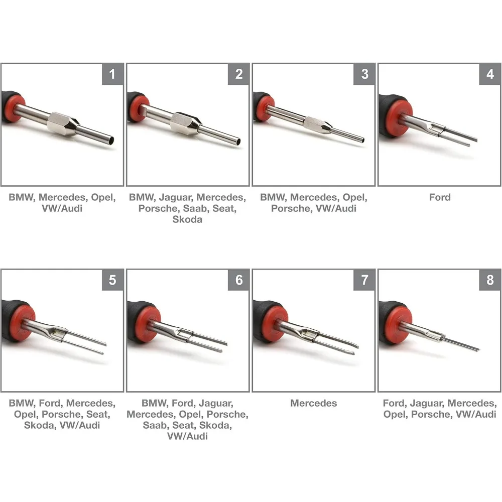 Auto Technician's 23-Piece Terminal Tool Kit: Safely Disconnect Wires from Terminal Blocks without Damage
