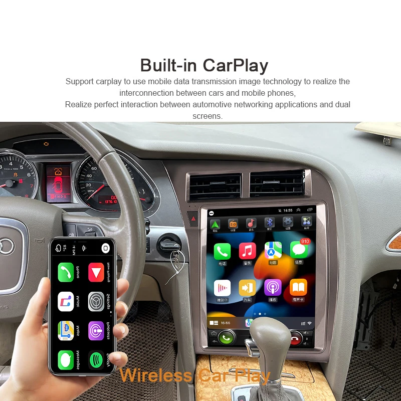 12.1 Inch Android 13 Car Multimedia Player For AUDI A6L 2005 2006 - 2015 8G+128GB GPS Navigation Stereo Car Radio DSP Carplay