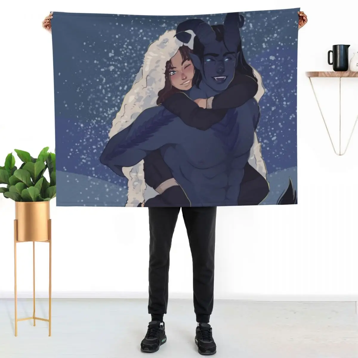 Ice Planet Barbarians Throw Blanket Bed Summer Beddings Soft Big Furry Sofas Shaggy Blankets