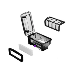 Robot aspirapolvere filtro HEPA o scatola della polvere per MONDIAL RB-04 parti dell'aspirapolvere robotico filtro sostituzione accessori Hepa