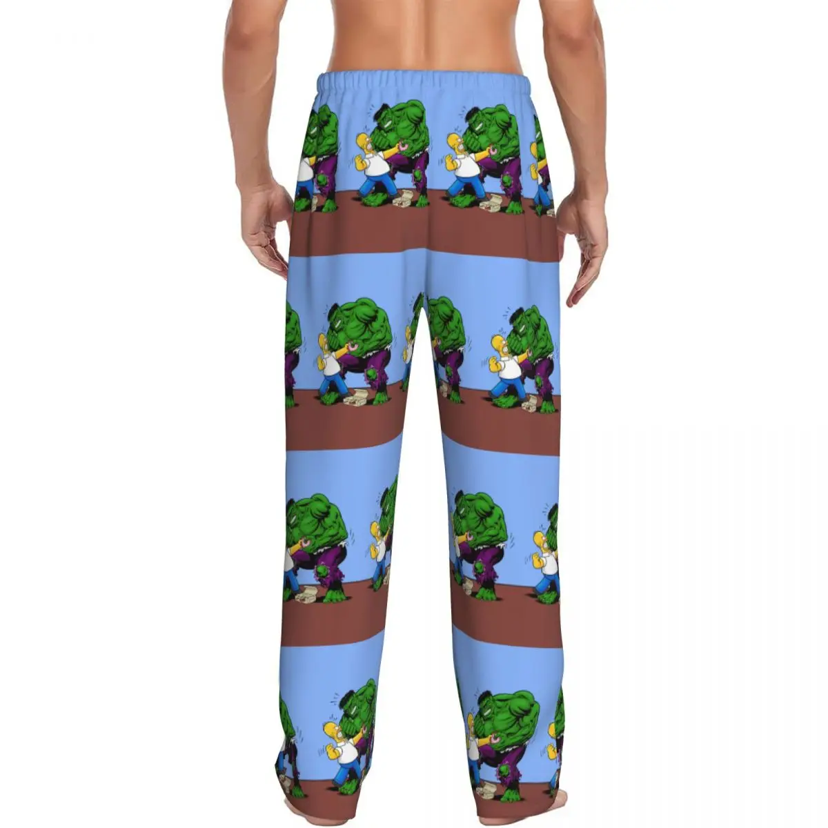 Custom Hulk Pajama Pants Men Sleepwear Lounge Sleep Bottoms Stretch with Pockets