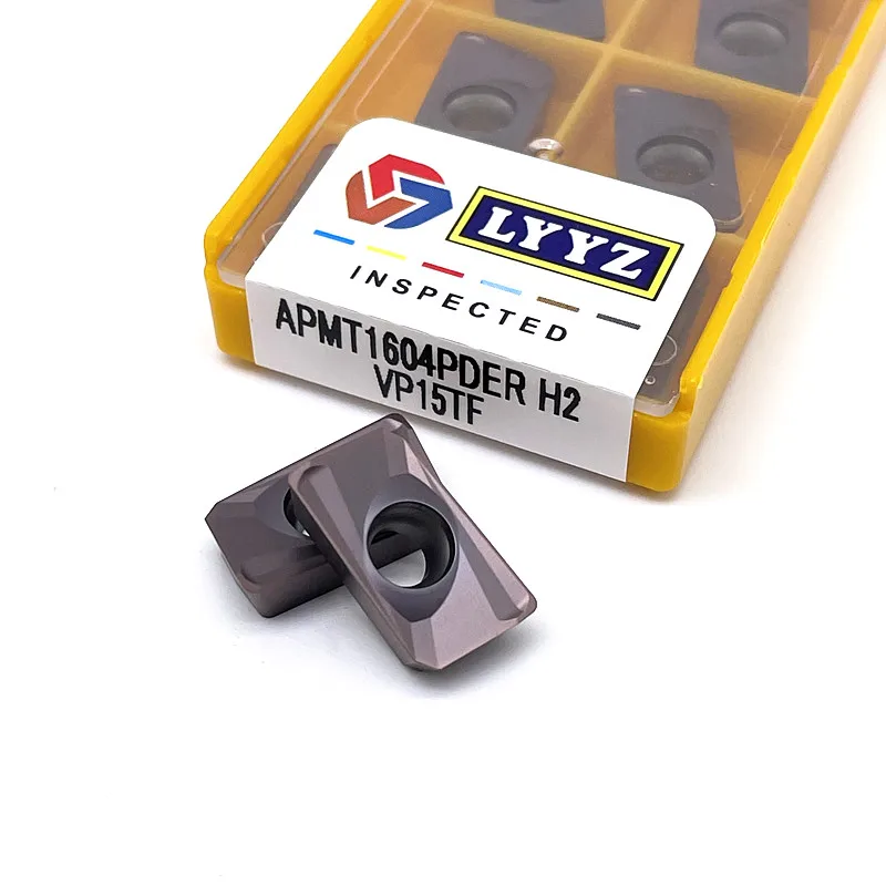 คาร์ไบด์ APMT1135 APMT1604 M2/H2-VP15TF เครื่องกลึง CNC เครื่องกลึงโลหะตัดโลหะเปลี่ยนใบมีด CNC เครื่องมือ