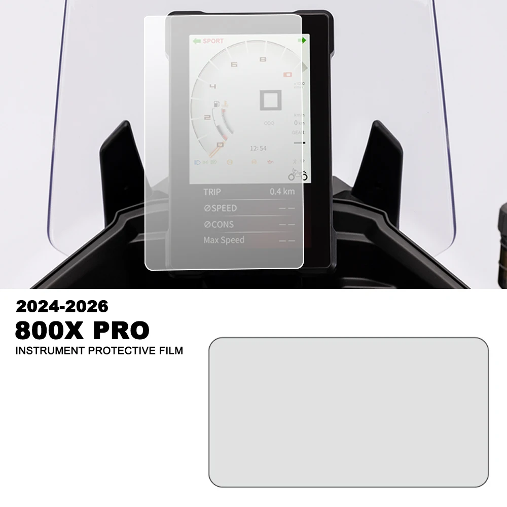 For Kove 800X Pro 800 X Pro 2024-2026 New Motorcycle Scratch Cluster Screen Dashboard Protection Instrument Film