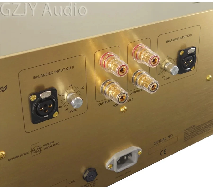 1: 1 Copy Swiss FM711MK2 Balanced Output Version Pure Post Amplifier 250W 8 Ω 500W 4 Ω