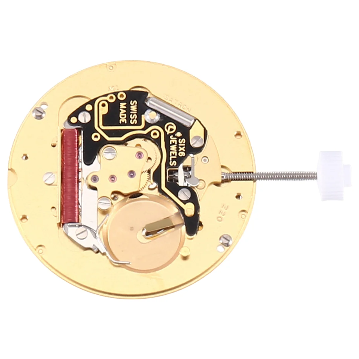 

Quartz Movement Watch Accessories 6 Jewels for ISA 220 Movement Watch Date At 3 O'Clock Single Calendar Movement Replace