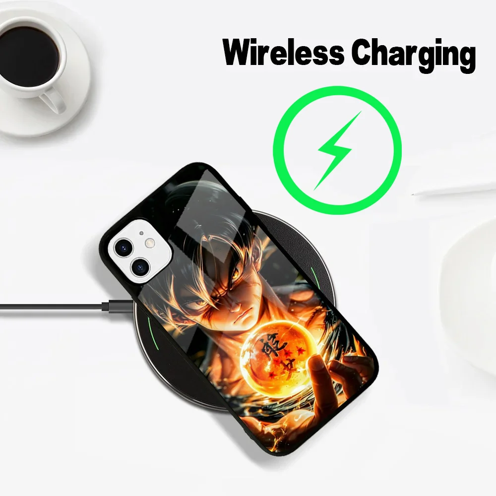 Anime D-Dragon B-Ball Goku Phone Case For iPhone 16,15,14,13,12,11,Plus,Pro,Max Mini Magsafe Magnetic Wireless Charging