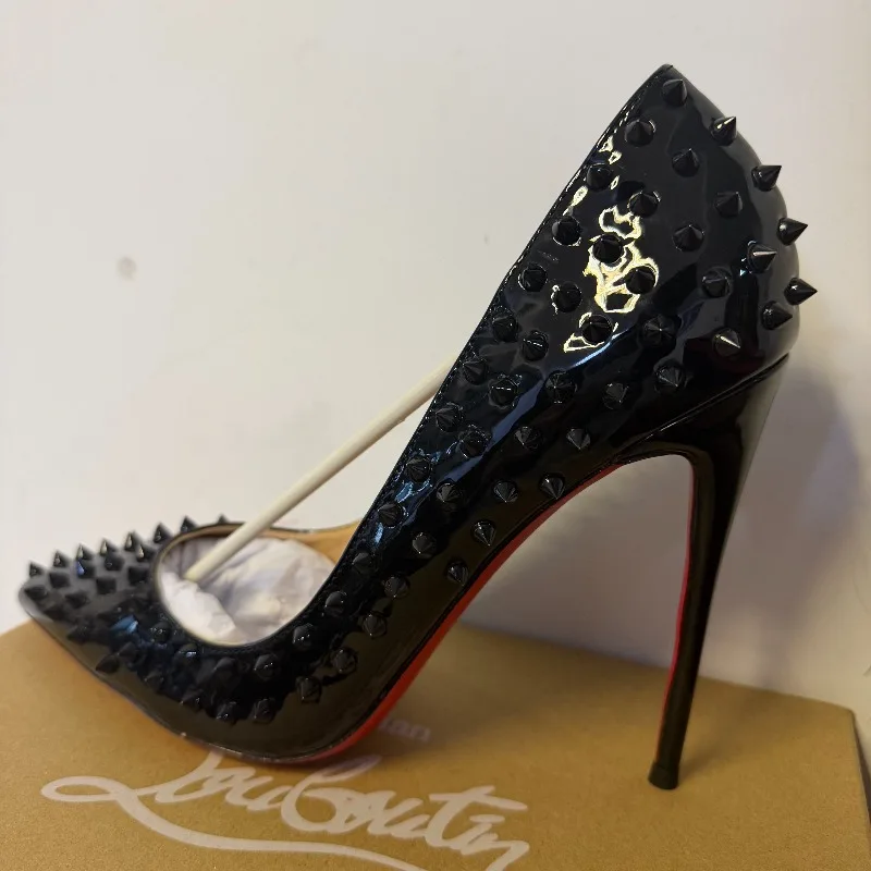 

Quality Women's Shoes New Rivets Studded Stiletto Pumps Fashion Sexy Pointed Toe High Heels Plus Size Women Wedding Shoe Zapatos