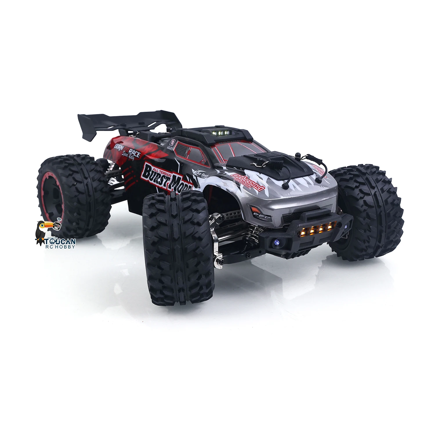 PVC-Gehäuse SCY 10101 1/10 4WD Ferngesteuertes Offroad-Auto RC Elektro-Großreifen-Truck mit Metall-Differential, Fahrbereit, LED-Licht – Detail 7