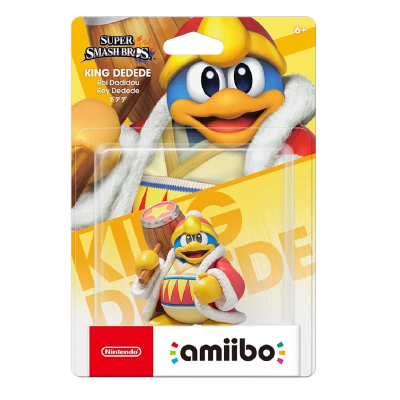 Переключатель Nintendo Amiibo оригинальный Dedede Super удар Брос. NFC фигурка региона Бесплатный ARTSWIFT