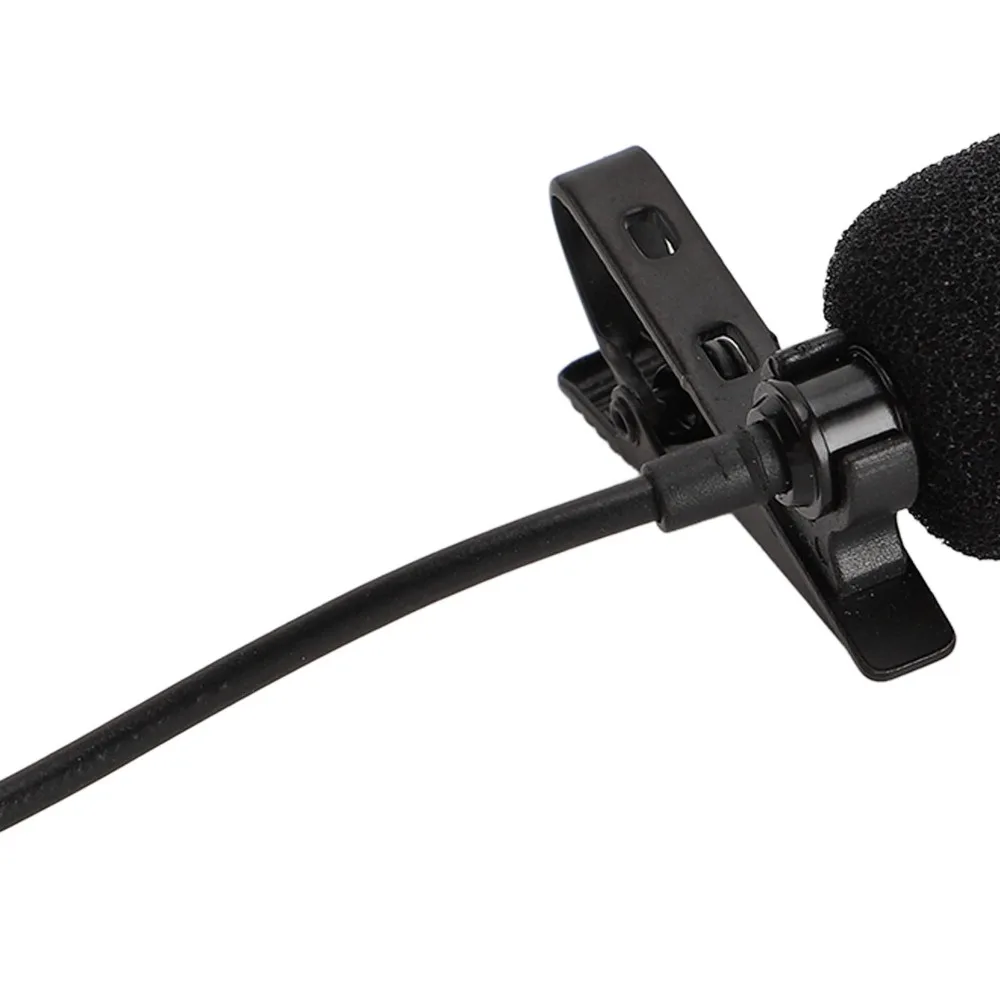 48V Phantom Power Lavalier Microphone Noise Reduction 3 Pin XLR XLR Lavalier Mic Clip On Omni Directional Microphone Multi-Scene