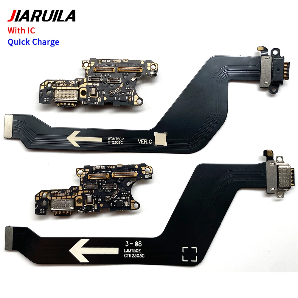 For Huawei Mate 50 Pro P50 Honor 30S X7A Nova 10 Se Y61 Y71 USB Charging Connector Plug Port Dock Main Motherboard Flex Part