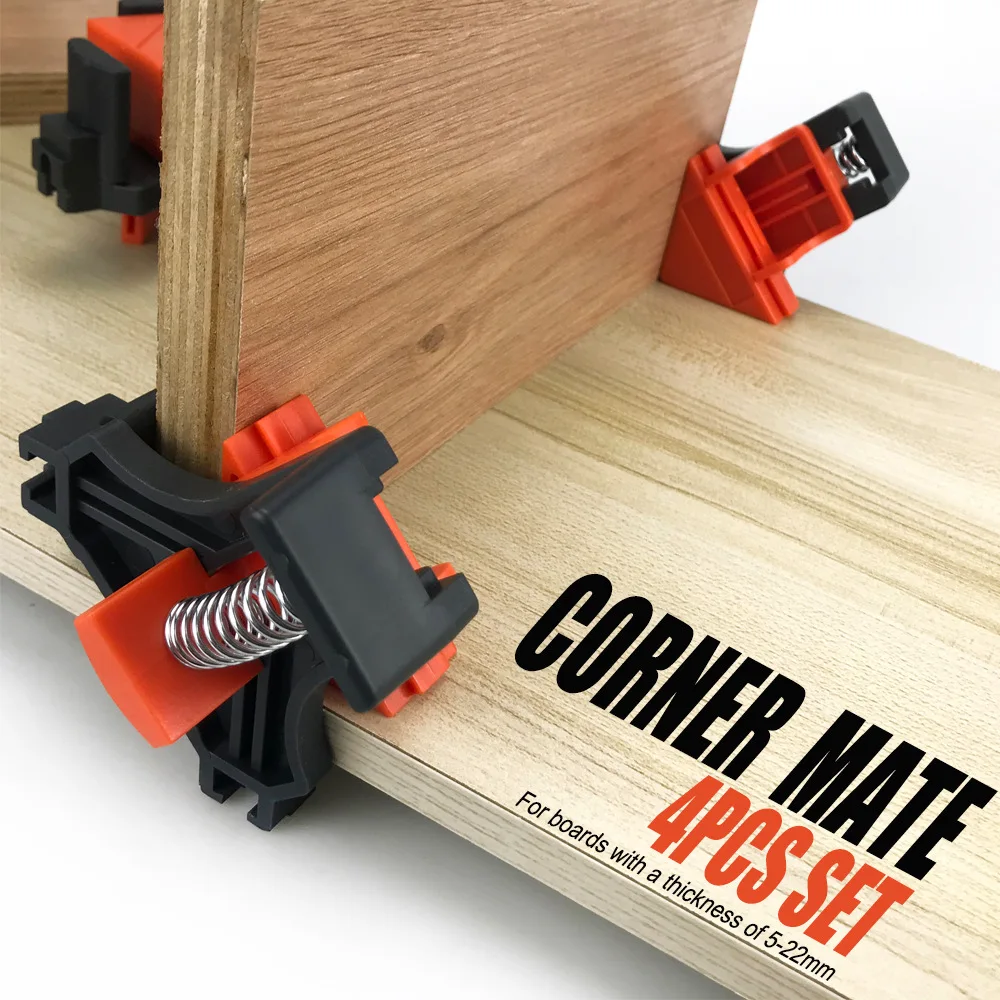 4 packs of 90 degree woodworking right angle clip 60 degree 90 degree 120 degree right angle clip photo frame clip