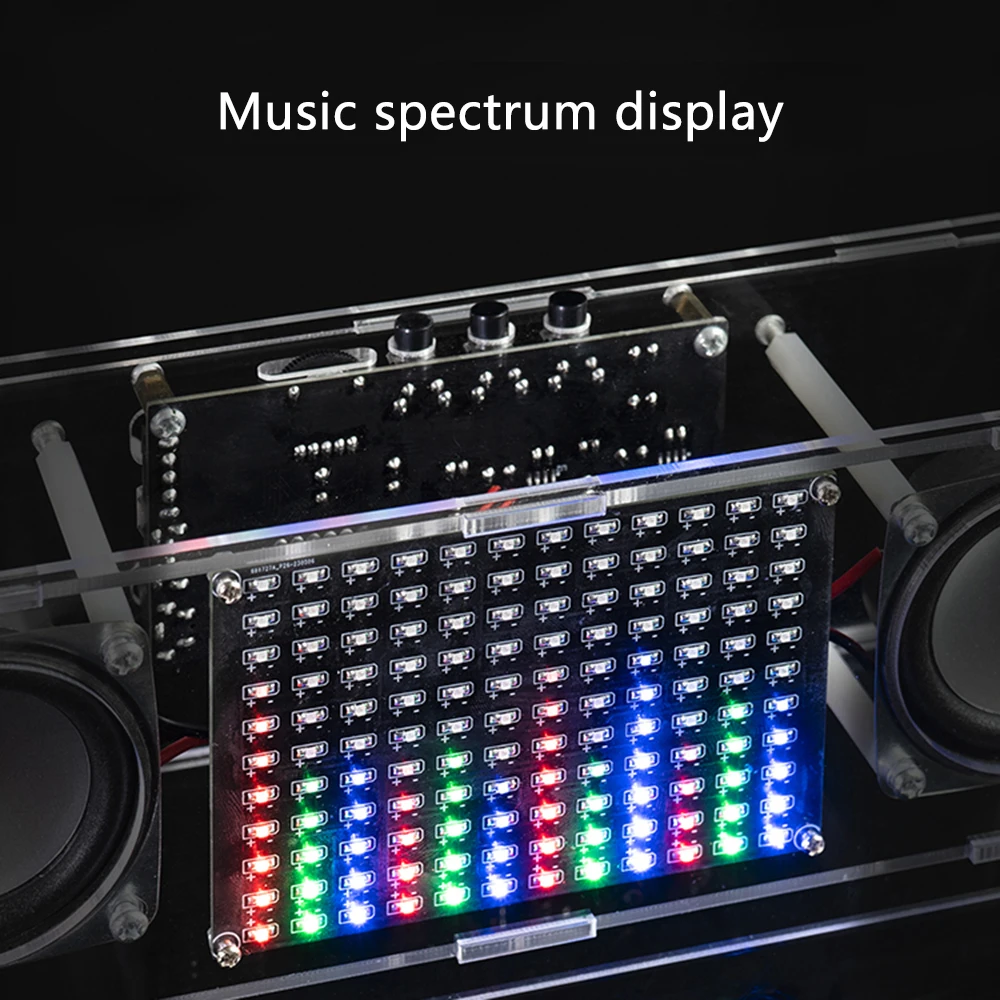 Bluetooth Speaker Kit DIY Soldering Project USB Electronic Amplifier Home LED Stereo Speaker DIY Kit for Leaning Soldering