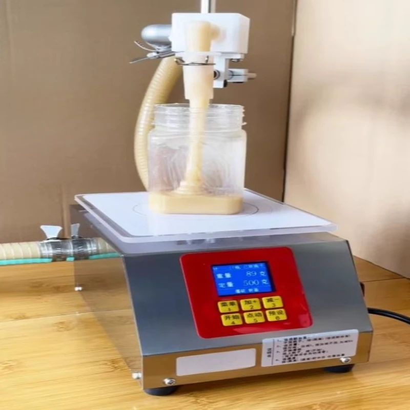 20265KG 8KG Commercial Weighing Type Honey Filling Machine Gear Pump Automatic Viscous Liquid Paste Filler Machines
