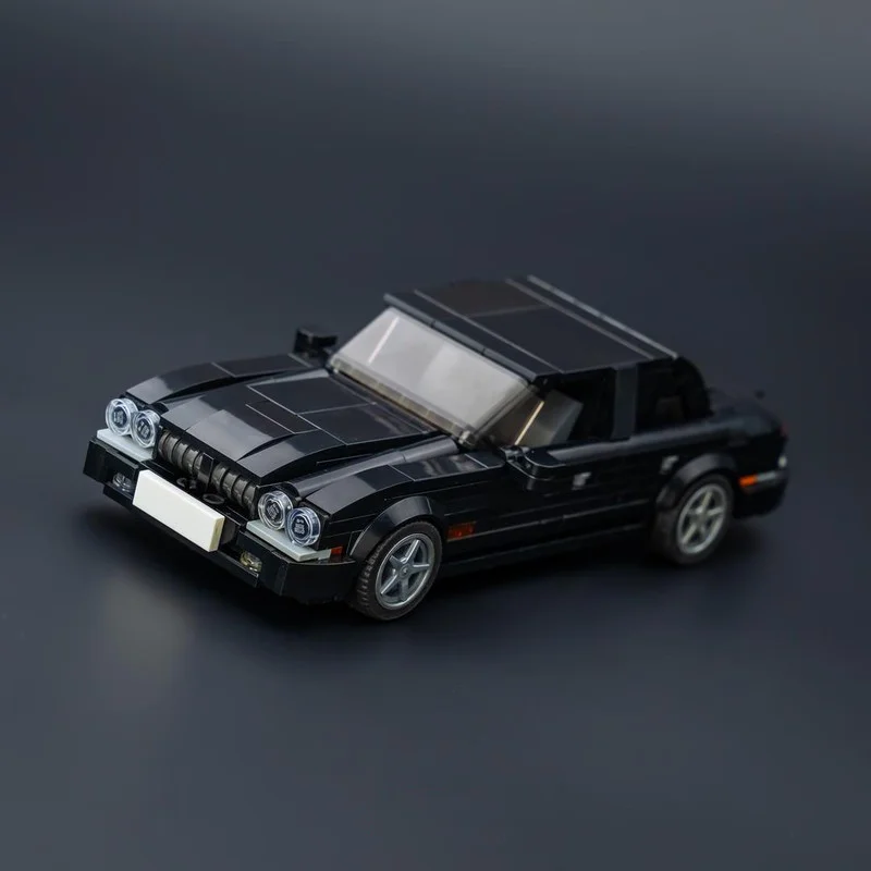 

Classic Black Luxury Sports Car Building Blocks Set - 007 Movie Vehicle Model Bricks Toys for Adults & Kids Gift