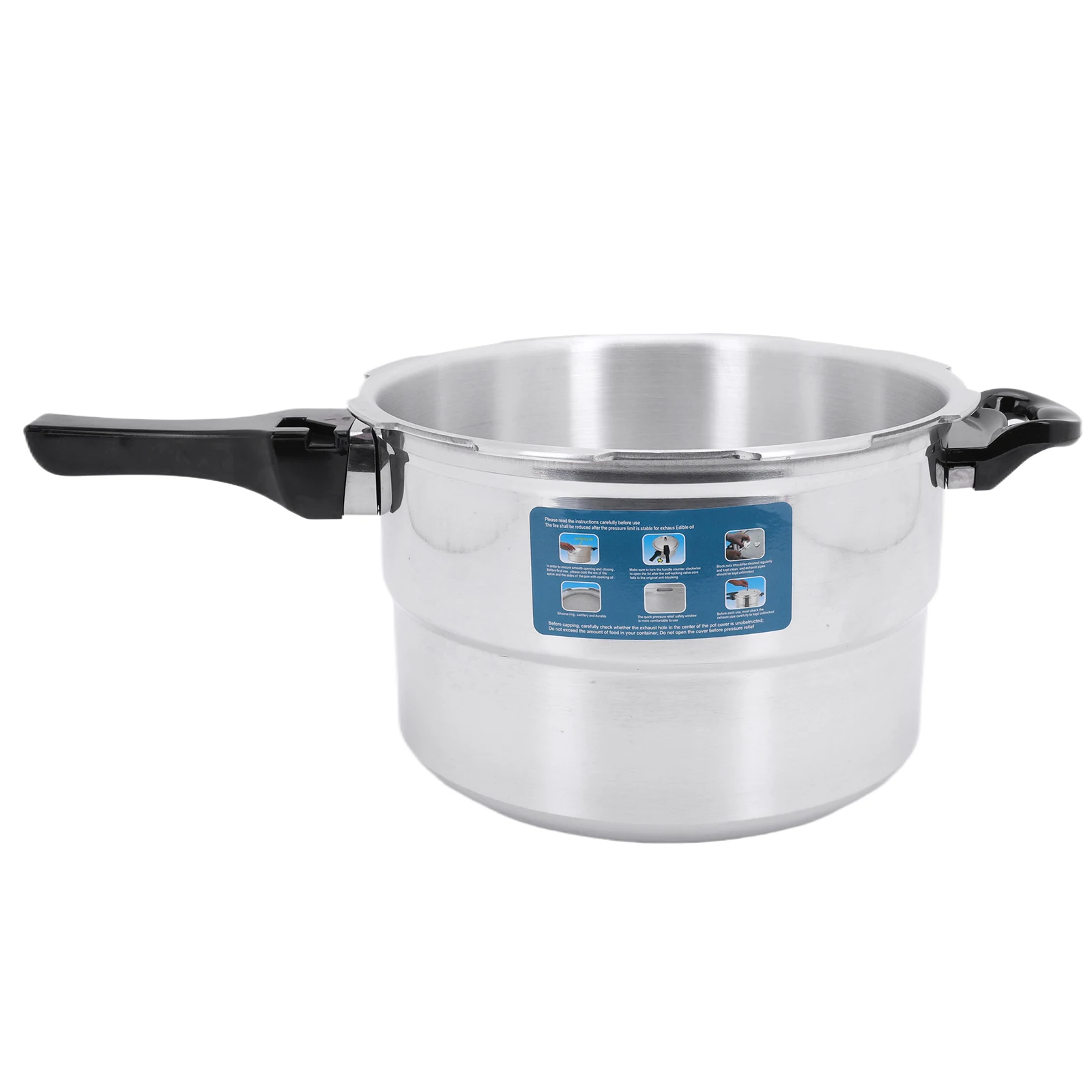 

Aluminum Alloy Pressure Cooker with Steaming Plate for Induction Cooker (9L)