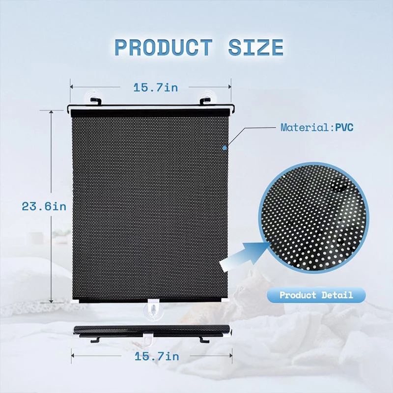 Black Out Blinds Roller Drilling Drill Blackout Shades Curtain Rollers for Window Roll Darkening Blind Curtains Kitchen Shutter