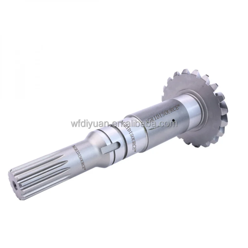 Gearbox Geat Eixo Dianteiro Entrada Espiral Gear Shaft, China Made, Flange Jugo para T, Foton Lovol Parte Trator 10